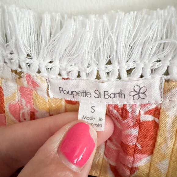 Poupette St. Barth Camila Floral Mini Dress S - Picture 5 of 7